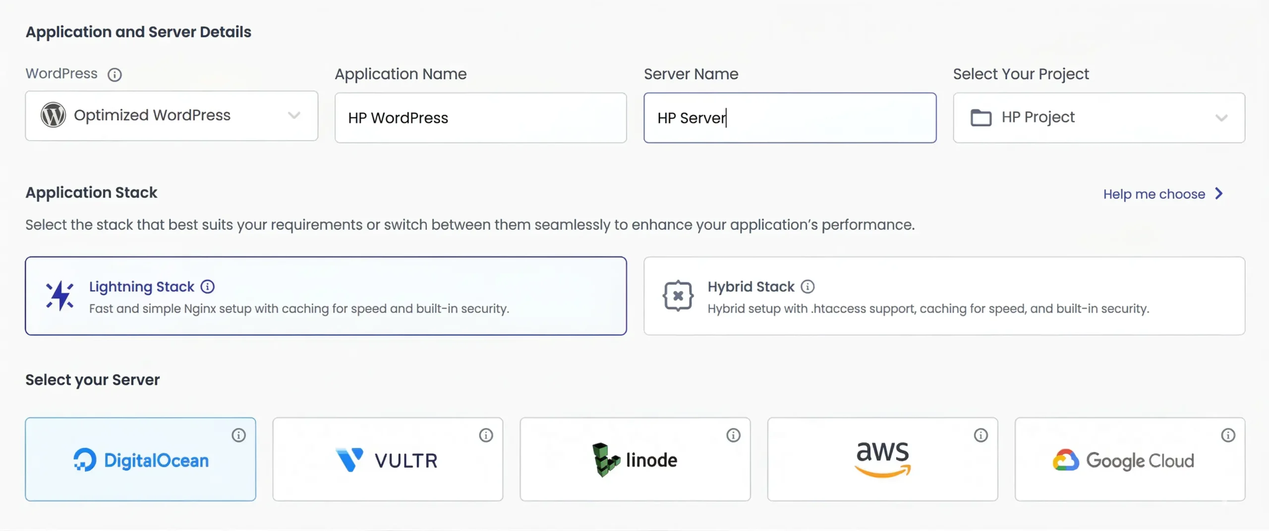 Choose Your Preferred Cloud Provider